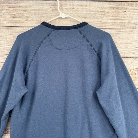 Johnnie-O Crewneck Sweatshirt Mens Medium Blue Riviera CC Coral Gables - Picture 4 of 15